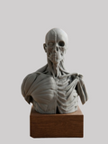 Head Écorché Study Model — Artist Collectible Sculpture