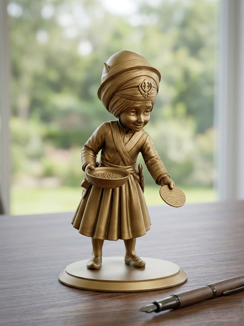 Gurfateh Singh — Langar Sewa Edition: Serve with open hands.