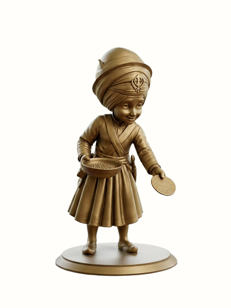 Gurfateh Singh — Langar Sewa Edition: Serve with open hands.