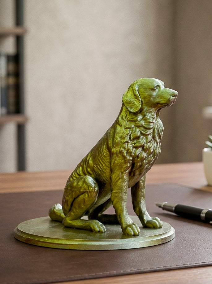 Custom Pet Sculpture – Personalized 3D Printed Pet Portrait Statue