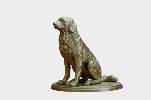 Custom Pet Sculpture – Personalized 3D Printed Pet Portrait Statue