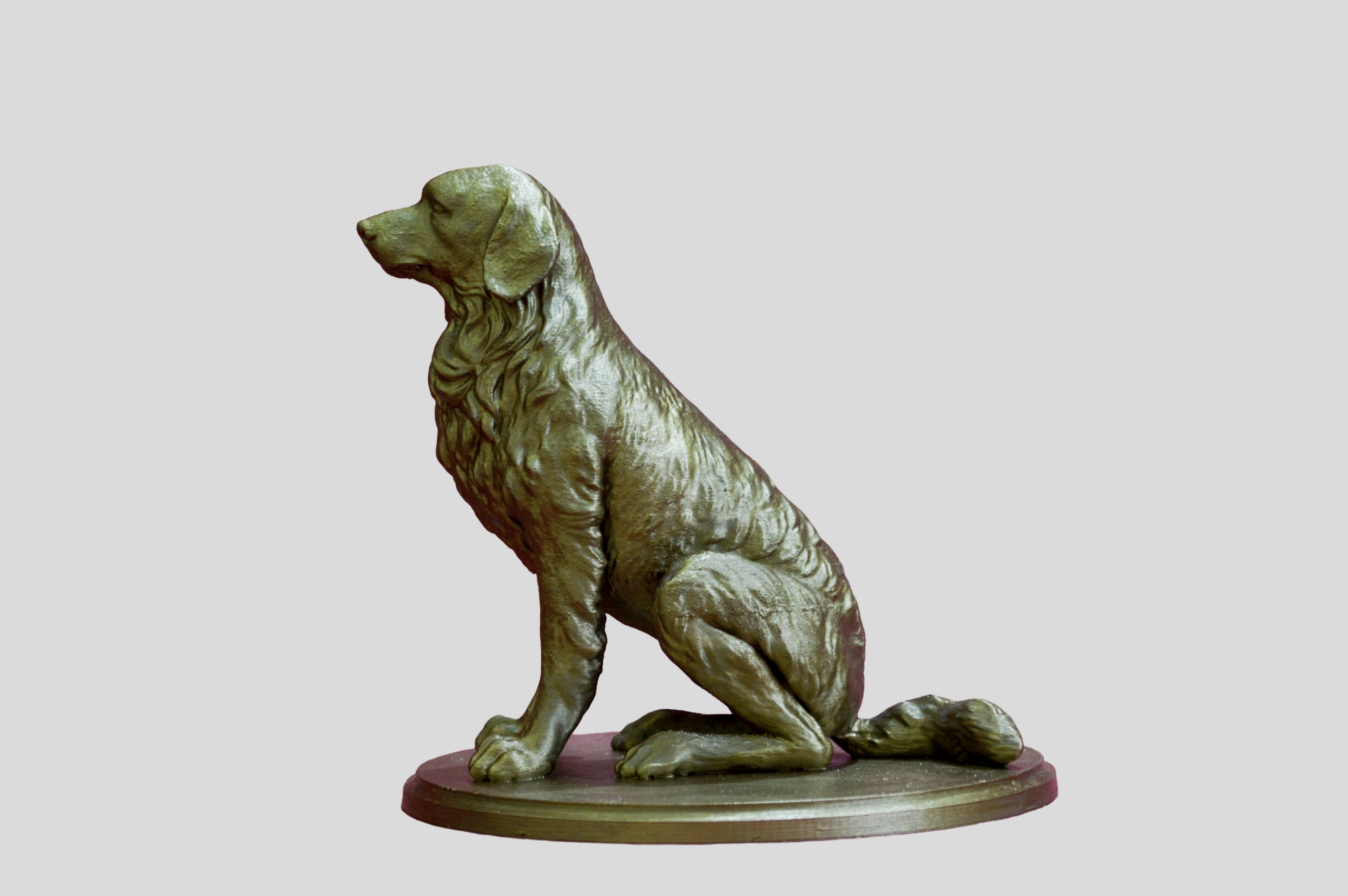 Custom Pet Sculpture – Personalized 3D Printed Pet Portrait Statue