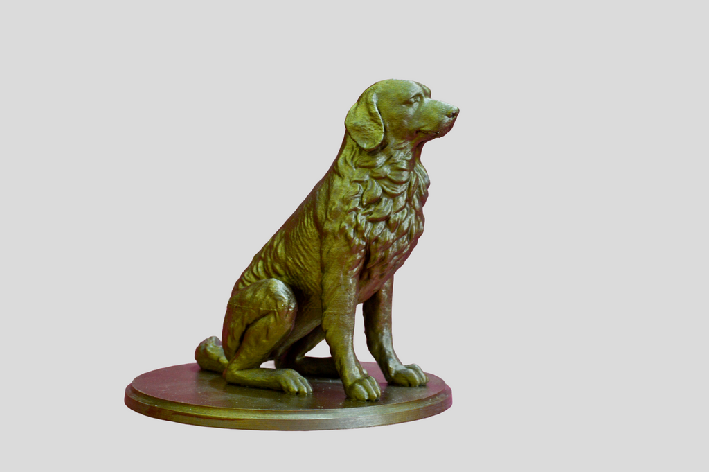 Custom Pet Sculpture – Personalized 3D Printed Pet Portrait Statue