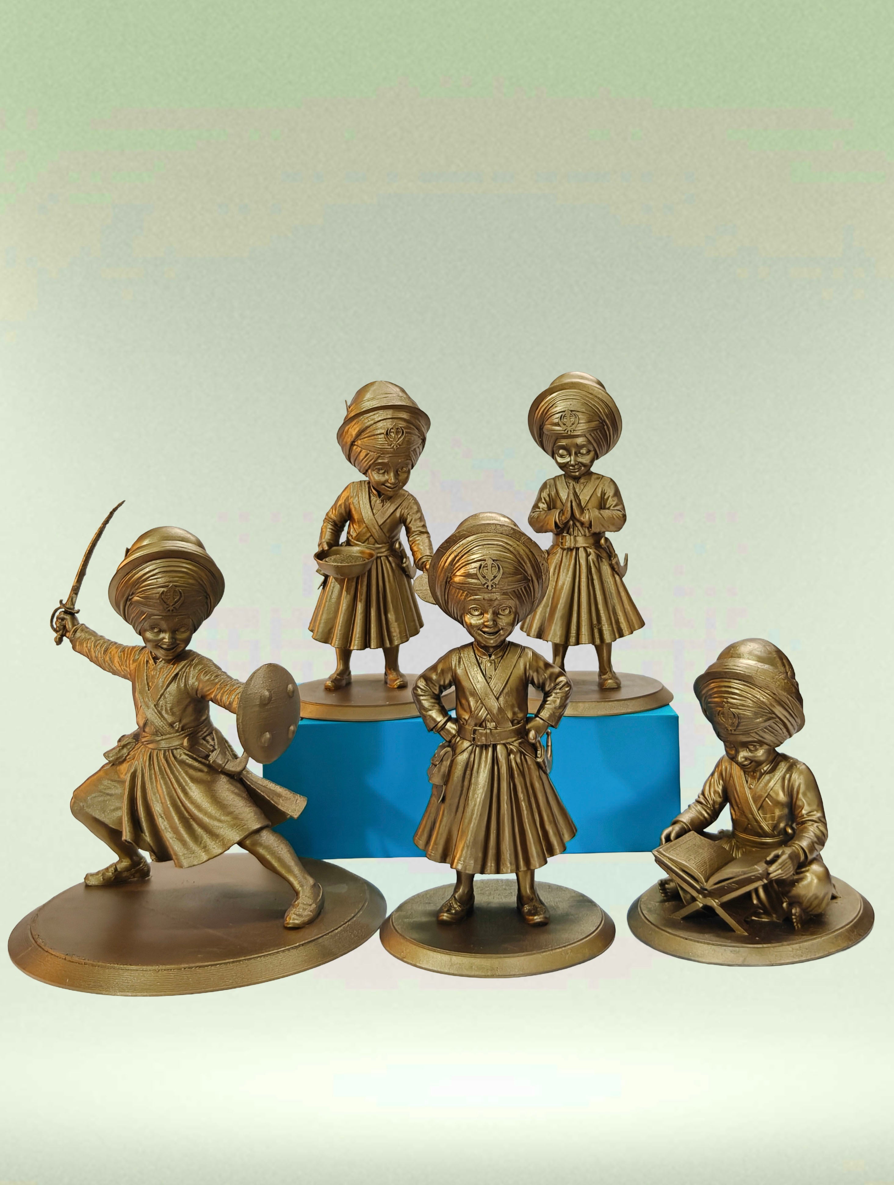 Gurfateh Singh™ — Complete Sikh Values Collection (Set of 5)