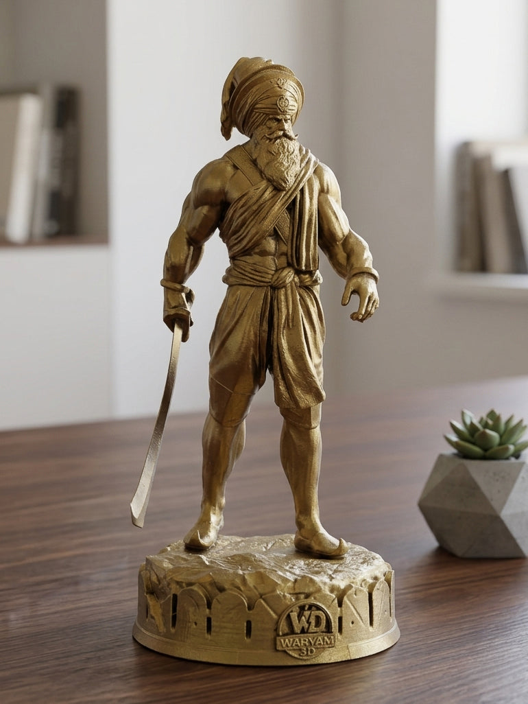Sikh Warrior Figure 6 inch — Heritage Collectible Sculpture