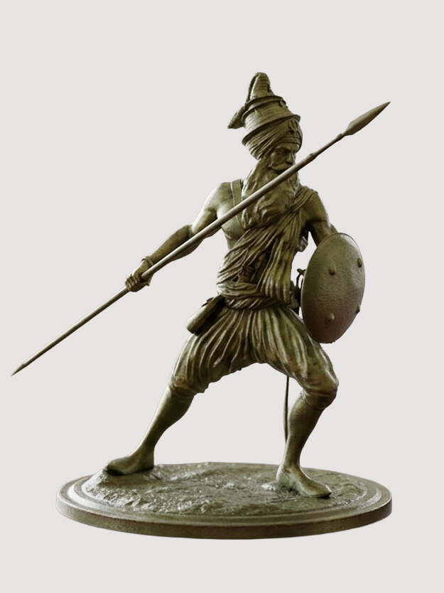 Fauja Singh Warrior Statue – Sikh Heritage Collectible Sculpture